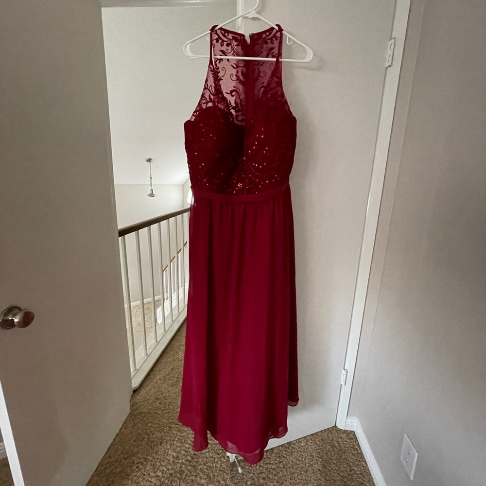 Crimson Formal Dress - Picture 2 of 3